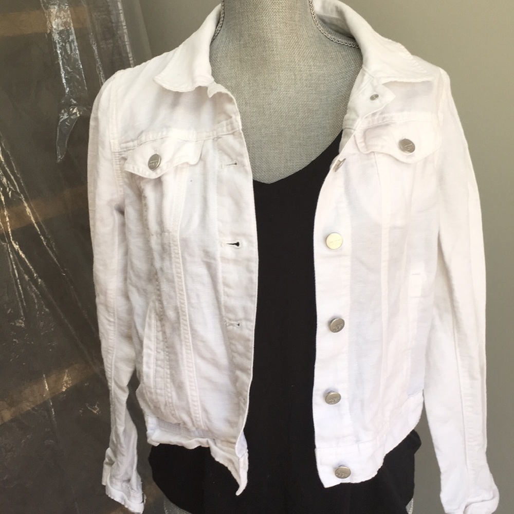 White Jean Jacket